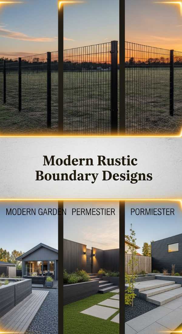 Modern Rustic Boundary Designs 69df4680dadd7
