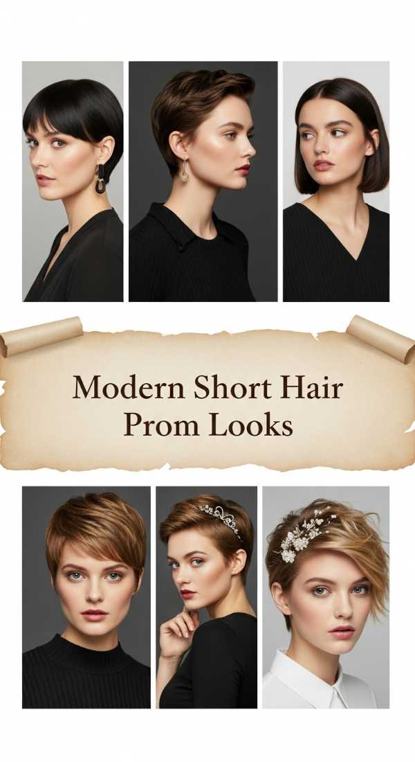Modern Short Hair Prom Looks 69eb9672c26fd