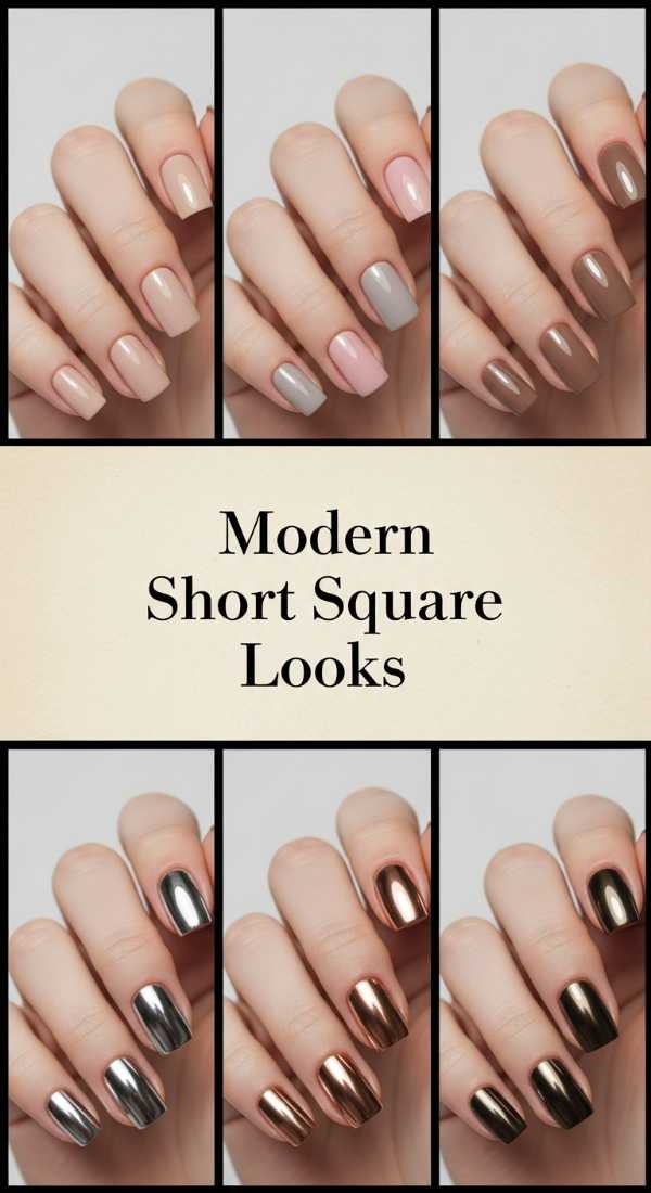 Modern Short Square Looks 69f2494244323