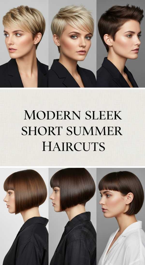 Modern Sleek Short Summer Haircuts 69f262cd10120