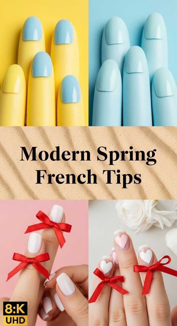 Modern Spring French Tips 69f32b94be340