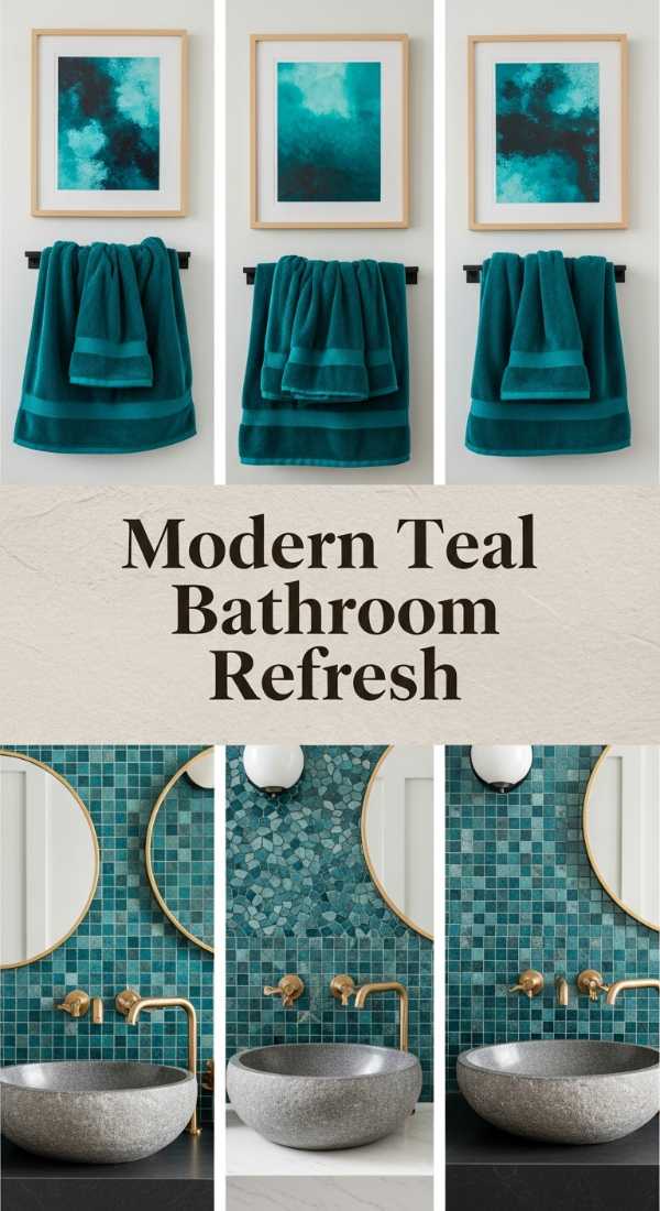 Modern Teal Bathroom Refresh 69e3b6e584ba5