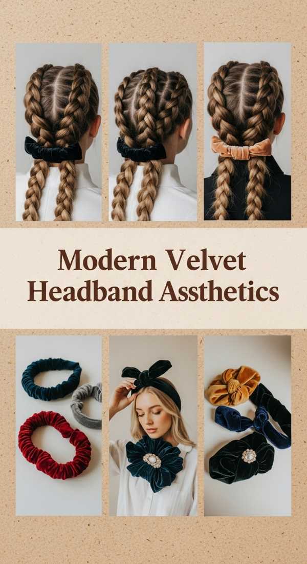 Modern Velvet Headband Aesthetics 69e4f6777d064