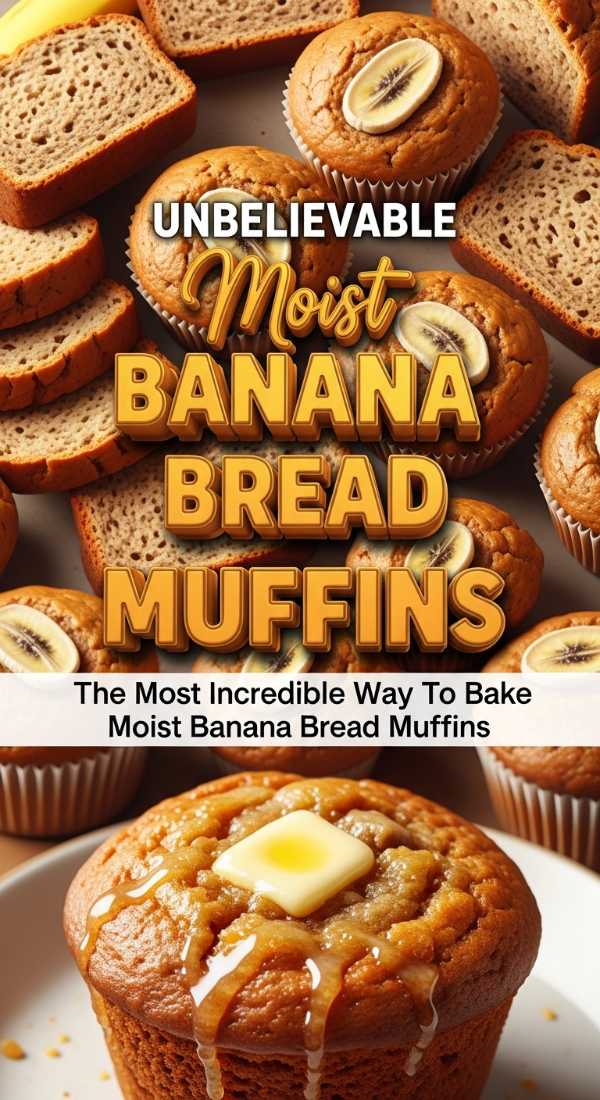 Moist Banana Bread Muffins Secret 69e864402a9cc
