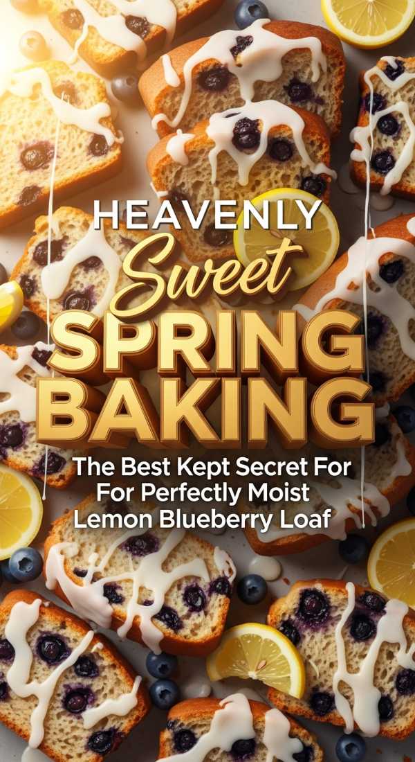 Moist Lemon Blueberry Spring Loaf 69dfdb0021ca0