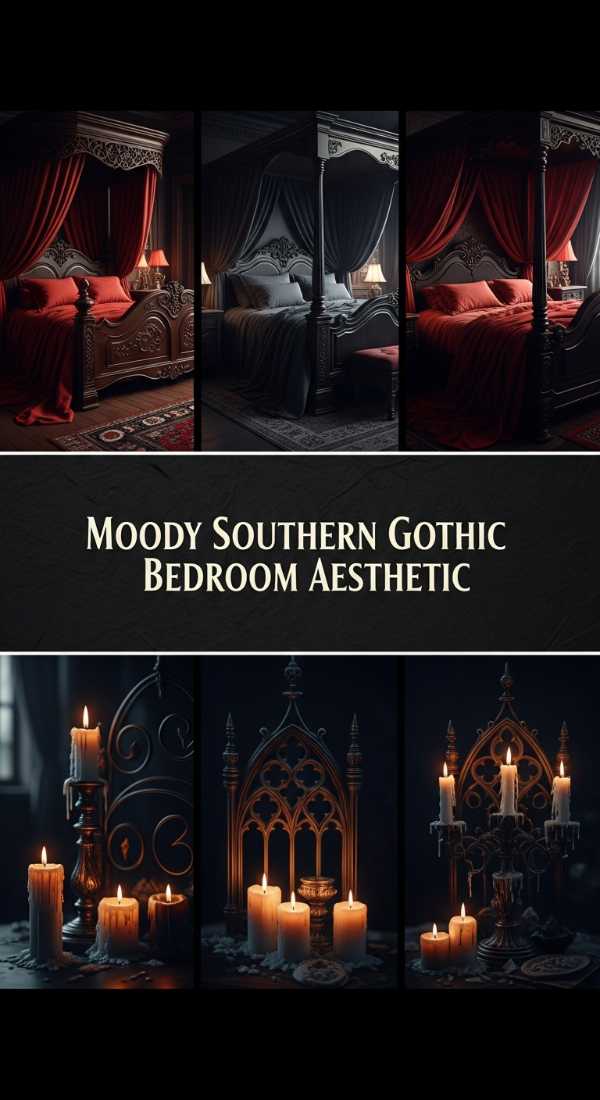 Moody Southern Gothic Bedroom Aesthetic 69ea60c0d4406