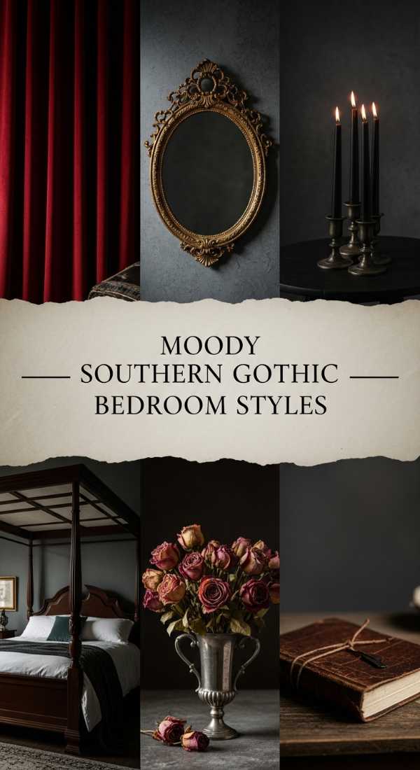 Moody Southern Gothic Bedroom Styles 69e64b746f97e