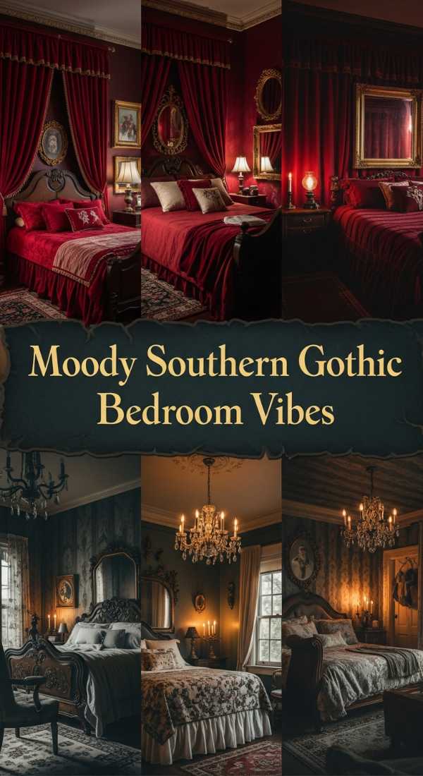 Moody Southern Gothic Bedroom Vibes 69ea60a005557