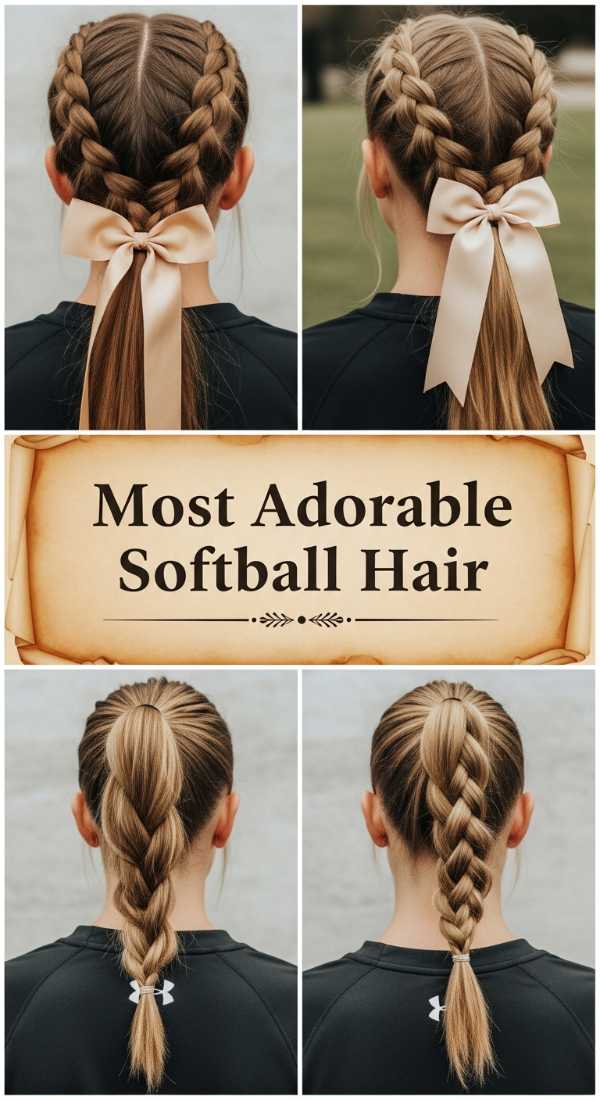 Most Adorable Softball Hair 69ee52fec6072