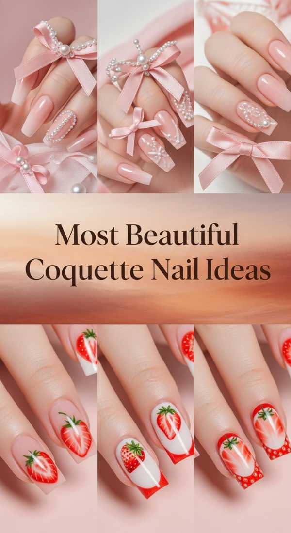 Most Beautiful Coquette Nail Ideas 69e4e49dd5041