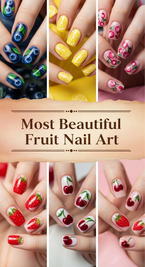 Most Beautiful Fruit Nail Art 69ee407e3b10a