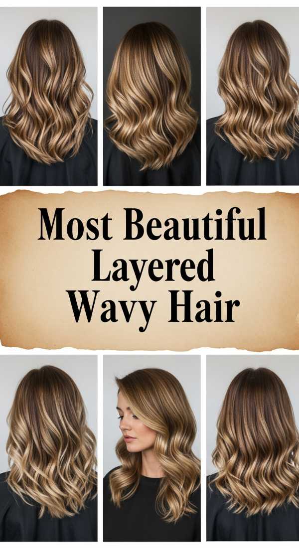 Most Beautiful Layered Wavy Hair 69e742c3ed56e