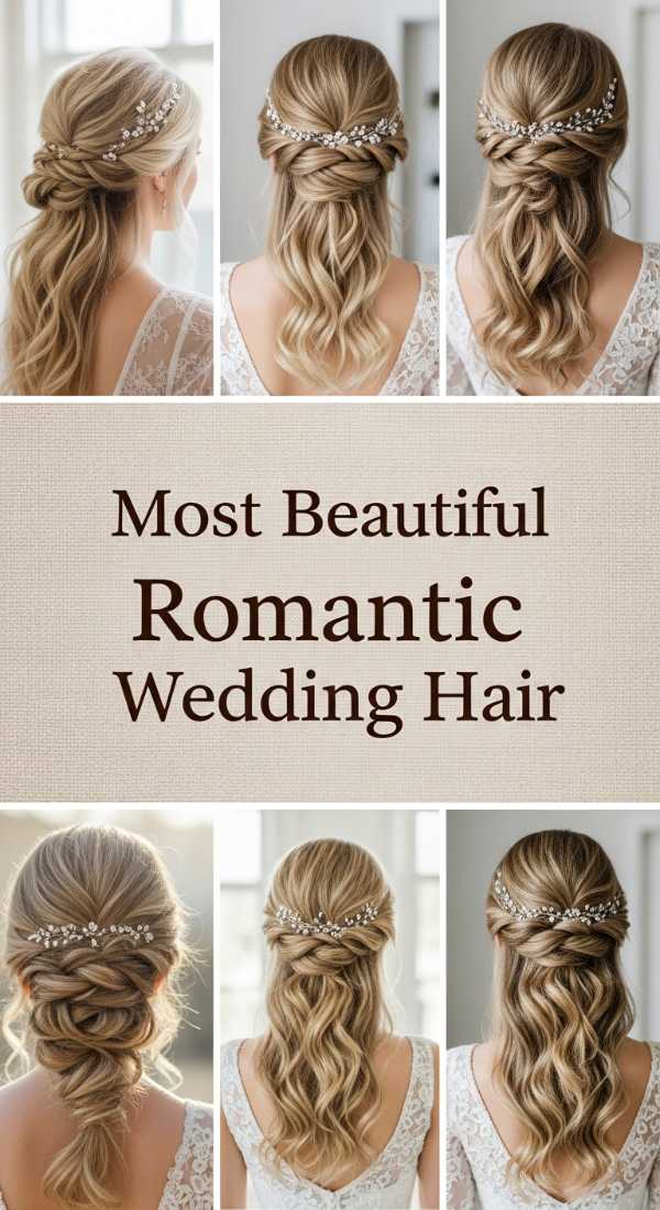 Most Beautiful Romantic Wedding Hair 69e4f67107509