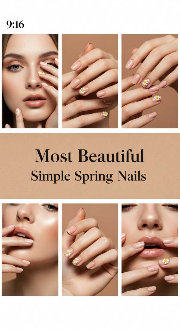 Most Beautiful Simple Spring Nails 69de4581a7b73