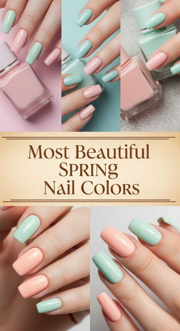 Most Beautiful Spring Nail Colors 69ecf7383ad1b