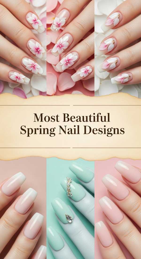 Most Beautiful Spring Nail Designs 69f32b9cd3f1a