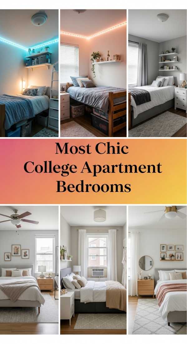 Most Chic College Apartment Bedrooms 69ea609fc4c7e