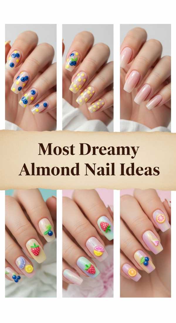 Most Dreamy Almond Nail Ideas 69e72ccded28a