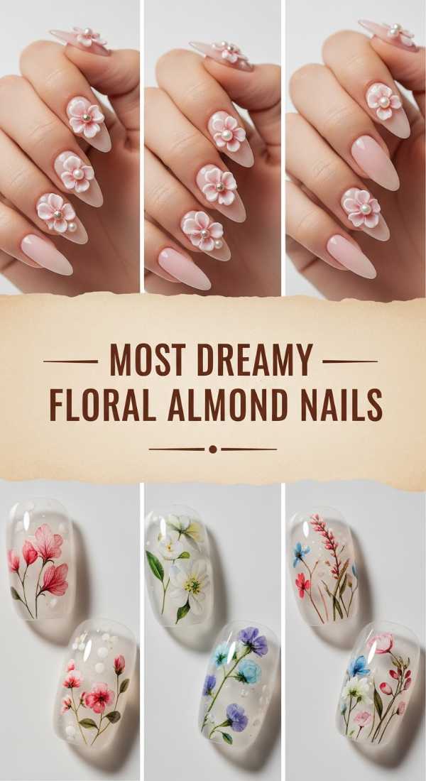 Most Dreamy Floral Almond Nails 69f2496072041