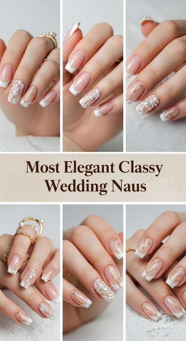 Most Elegant Classy Wedding Nails