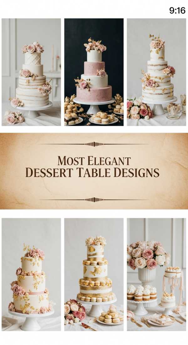 Most Elegant Dessert Table Designs 69df2353a8669
