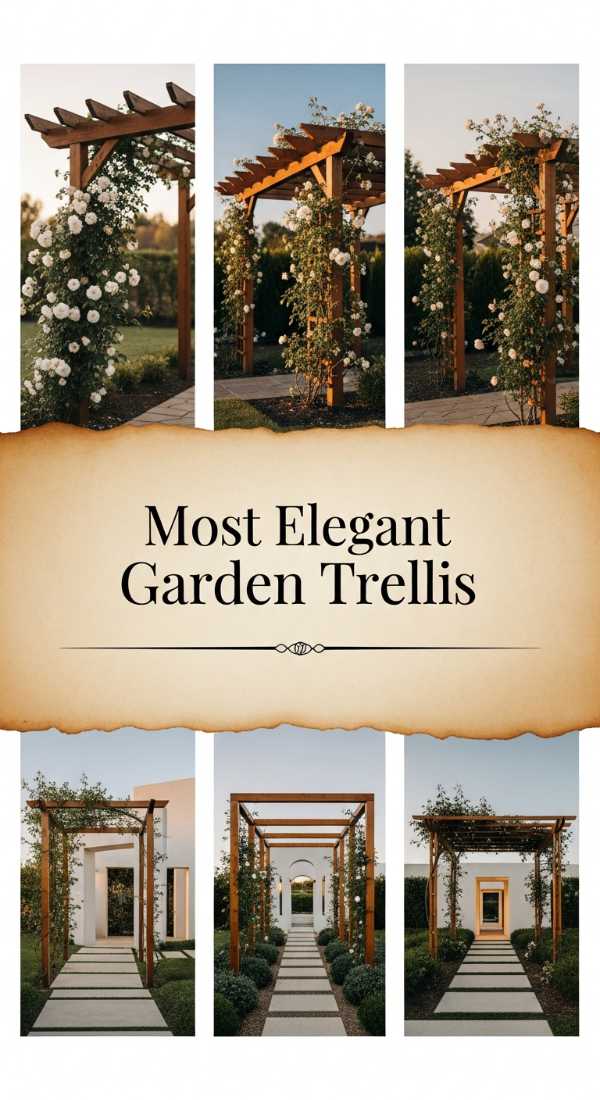 Most Elegant Garden Trellis 69df43daeda1a