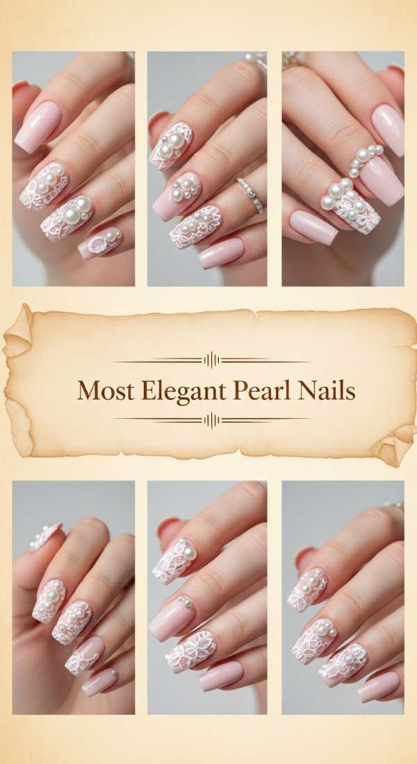Most Elegant Pearl Nails 69eb726b33c58