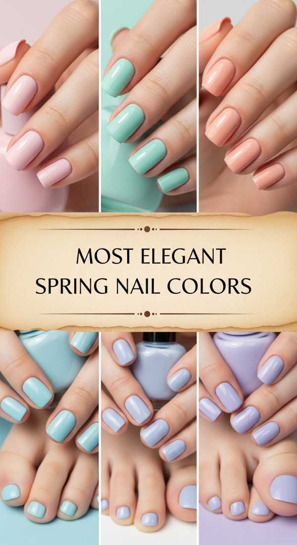 Most Elegant Spring Nail Colors 69de4577e8de4