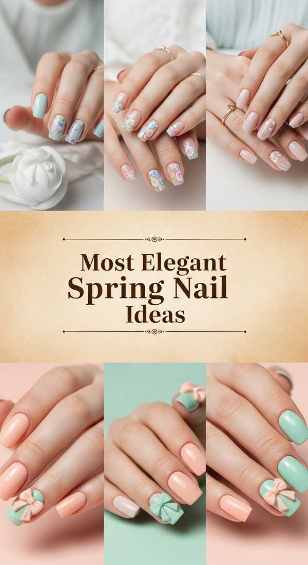 Most Elegant Spring Nail Ideas 69ecf891e772f