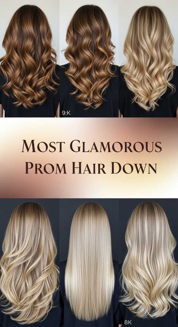 Most Glamorous Prom Hair Down 69f0e30f19acb
