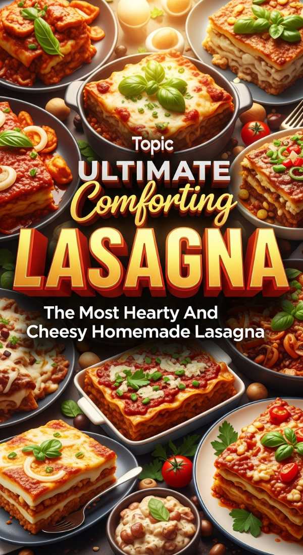 Most Hearty And Cheesy Homemade Lasagna 69ec95062377b