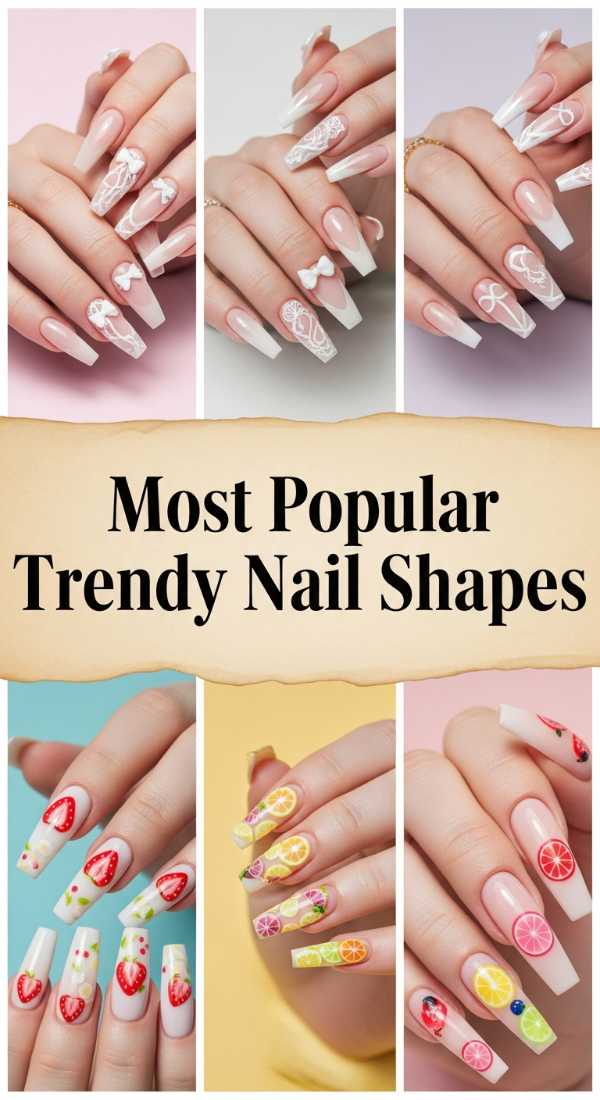 Most Popular Trendy Nail Shapes 69eb7264b03dc