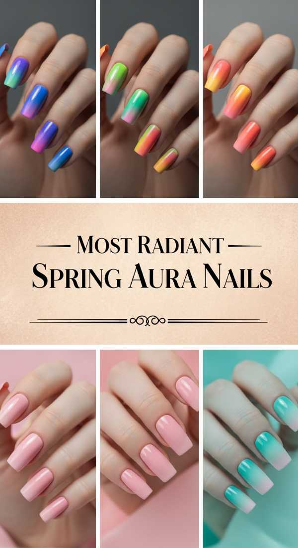 Most Radiant Spring Aura Nails 69ee4195660d1