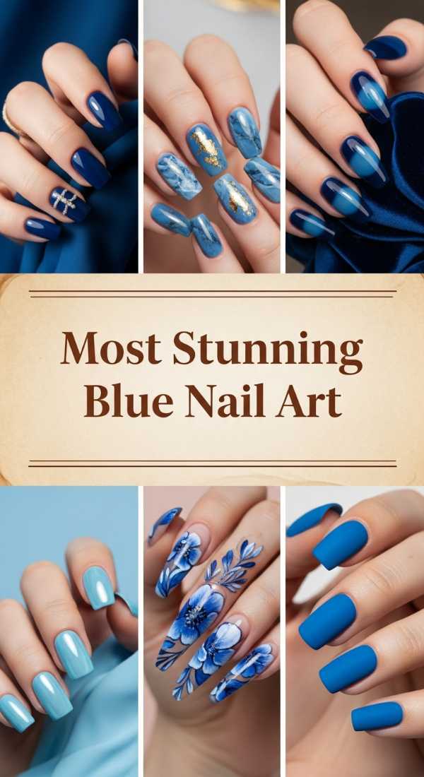 Most Stunning Blue Nail Art 69e757afdfeda