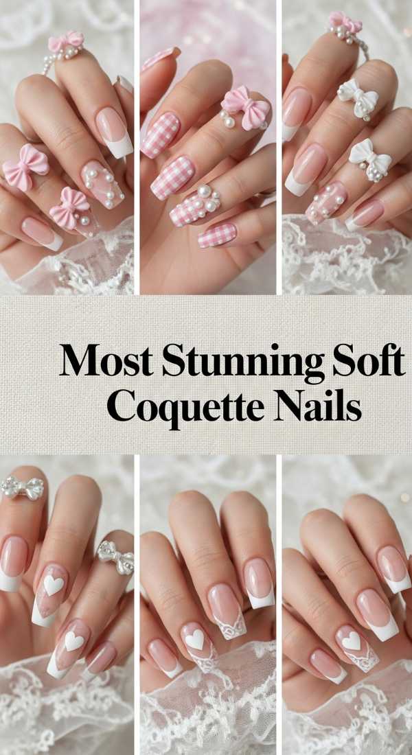 Most Stunning Soft Coquette Nails 69e5f3d867e7d