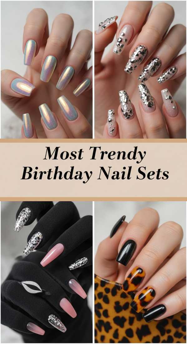 Most Trendy Birthday Nail Sets 69eba059b2d9a