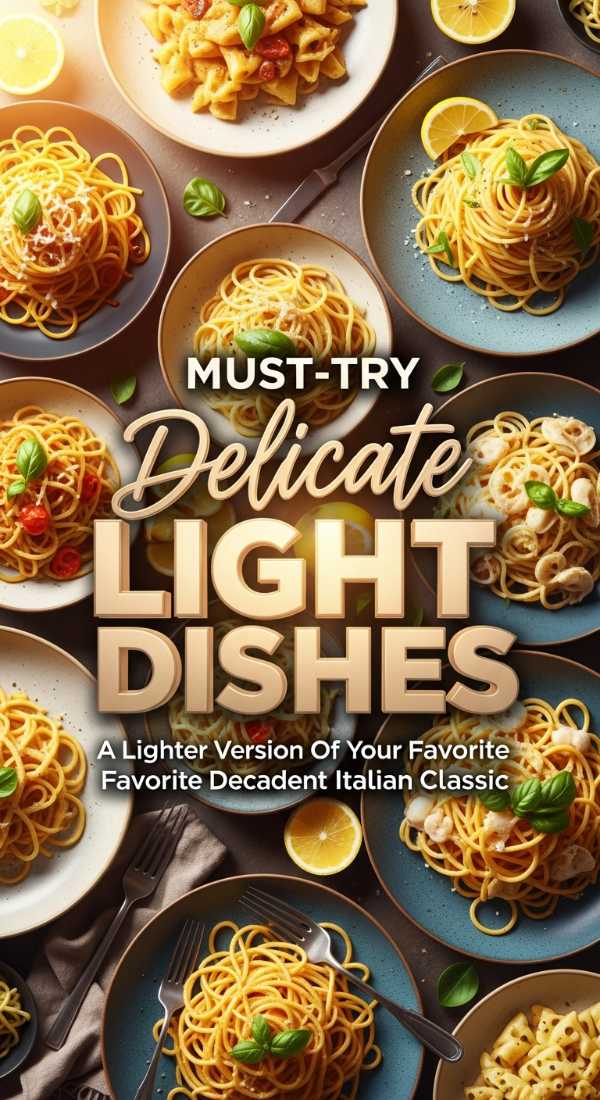 Must Try Delicate Light Pasta Dishes 69e5cc933e571