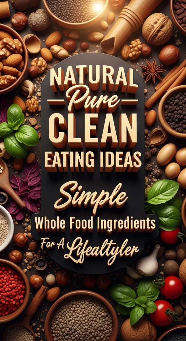 Natural Pure Clean Eating Whole Food Guide 69de7d72a3aaf