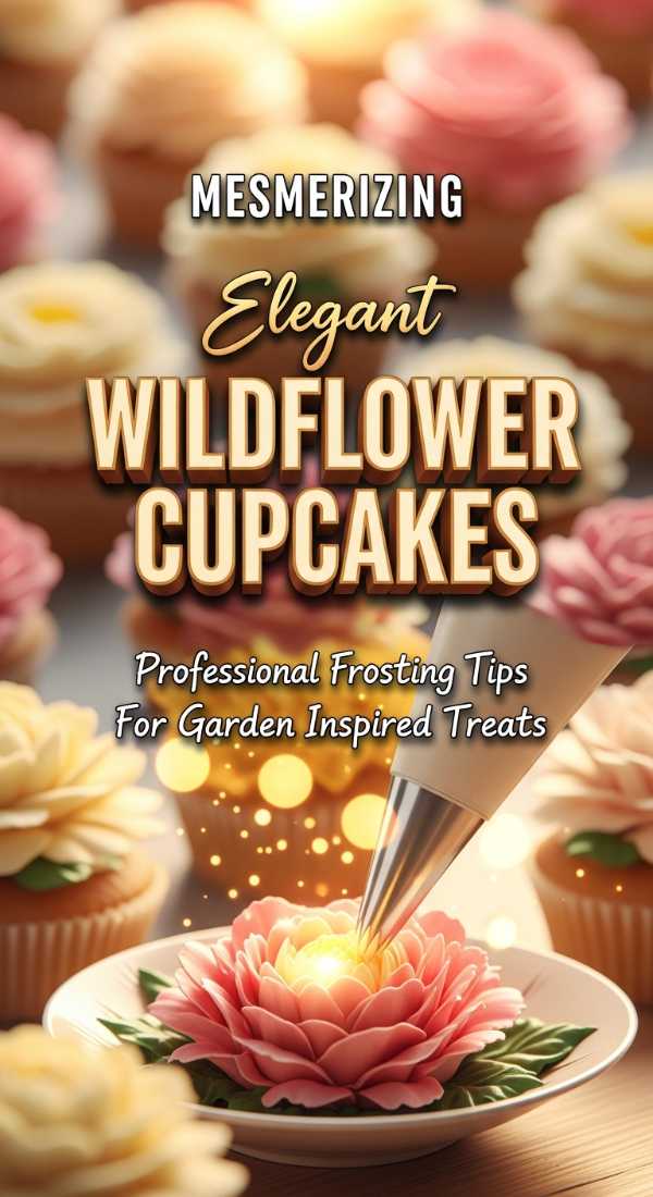 Nature Inspired Wildflower Cupcakes Decorating Guide