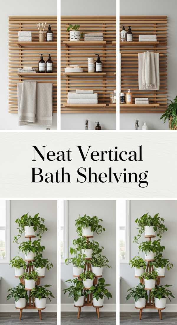 Neat Vertical Bath Shelving 69e3b6ee7df32