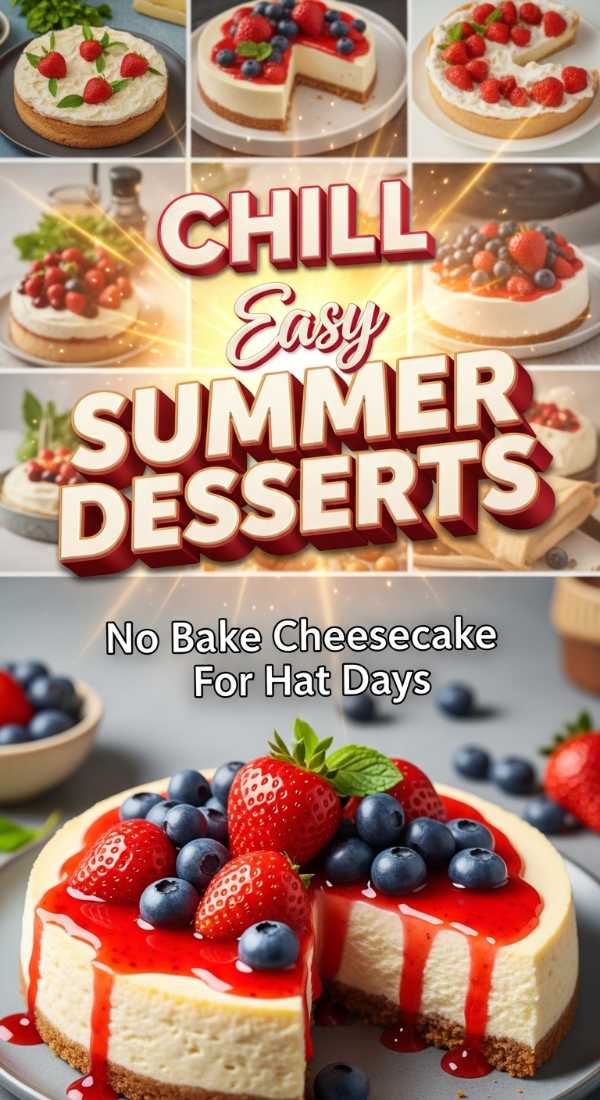 No Bake Berry Cheesecake For Summer 69eb22f6ec67e