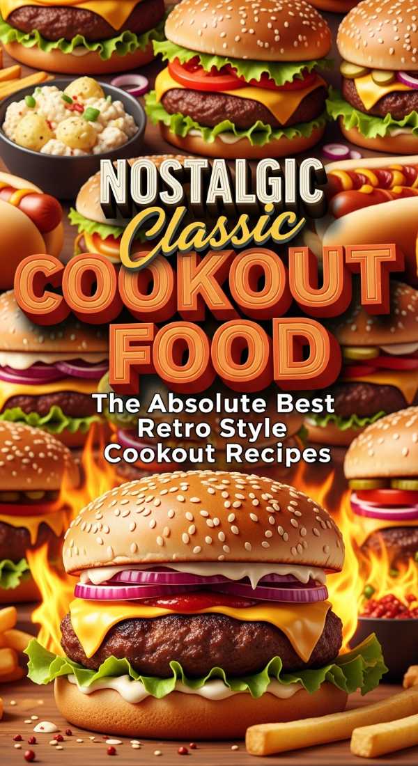 Nostalgic Retro Cookout Recipes For The Best Summer Party 69f1de97712ad