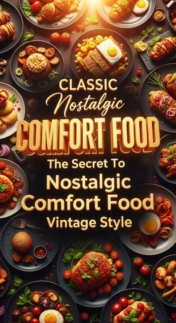 Nostalgic Vintage Comfort Food