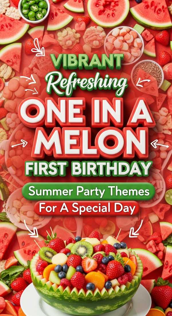 One In A Melon First Birthday Party Food Ideas