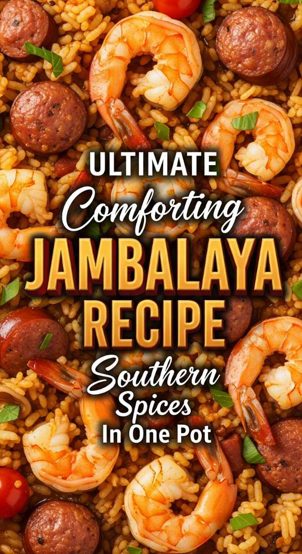 One Pot Spicy Cajun Jambalaya