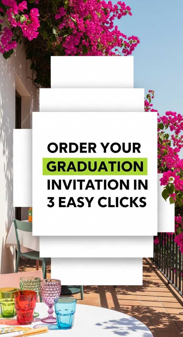 Order Your Graduation Invitation In 3 Easy Clicks 69e9fe693f094