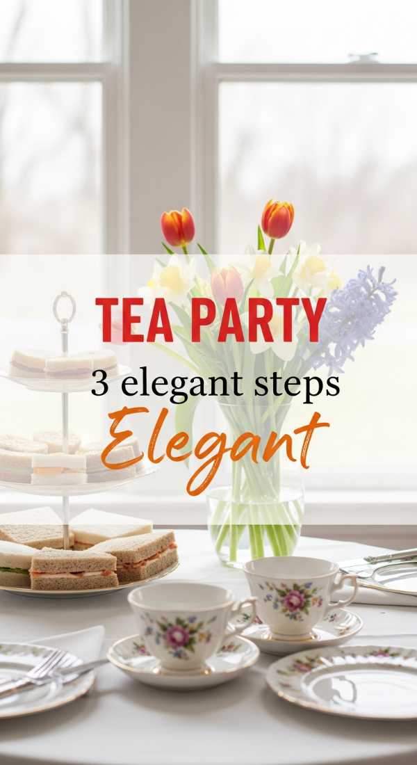 Organize A Tea Party In 3 Elegant Steps 69ecac875c575