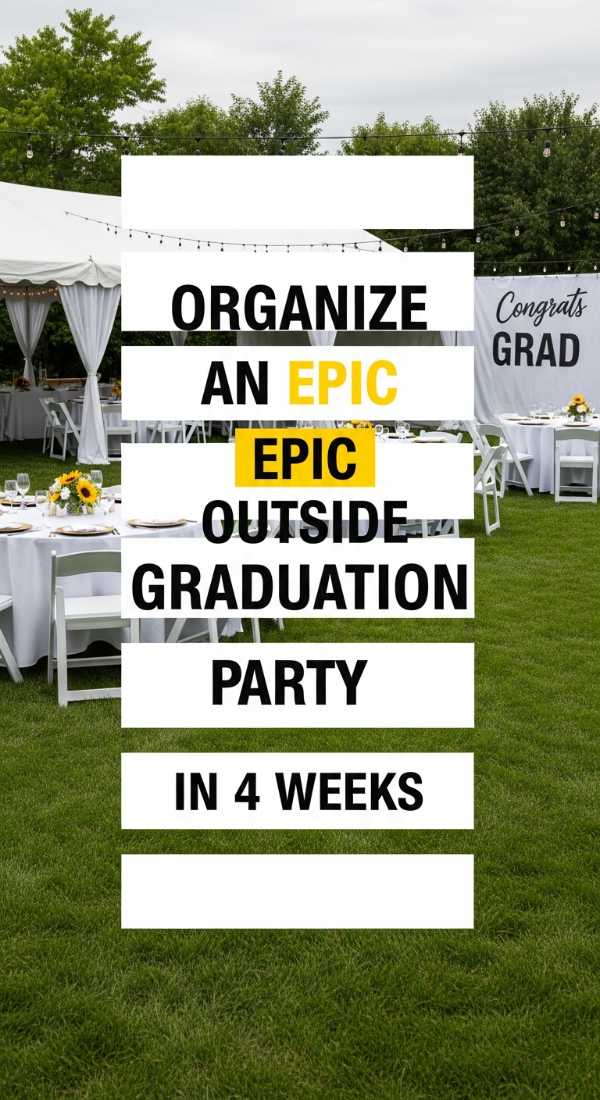 Organize An Epic Outside Graduation Party In 4 Weeks 69e60f533d894