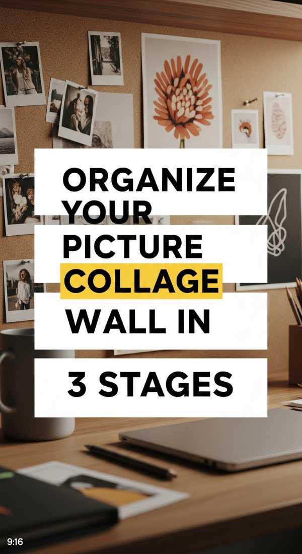 Organize Your Picture Collage Wall In 3 Stages 69ee5bce6c463