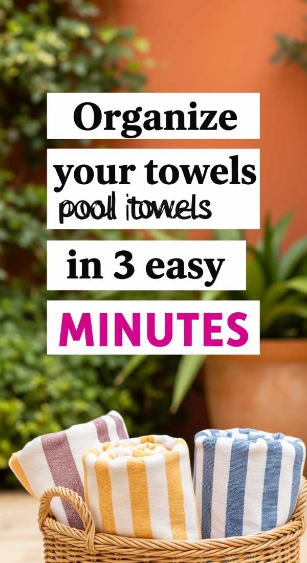 Organize Your Pool Towels In 3 Easy Minutes 69f32c4ac2aed